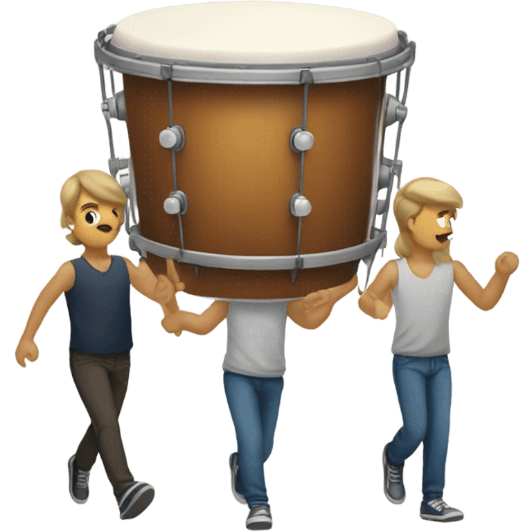 walking drums emoji