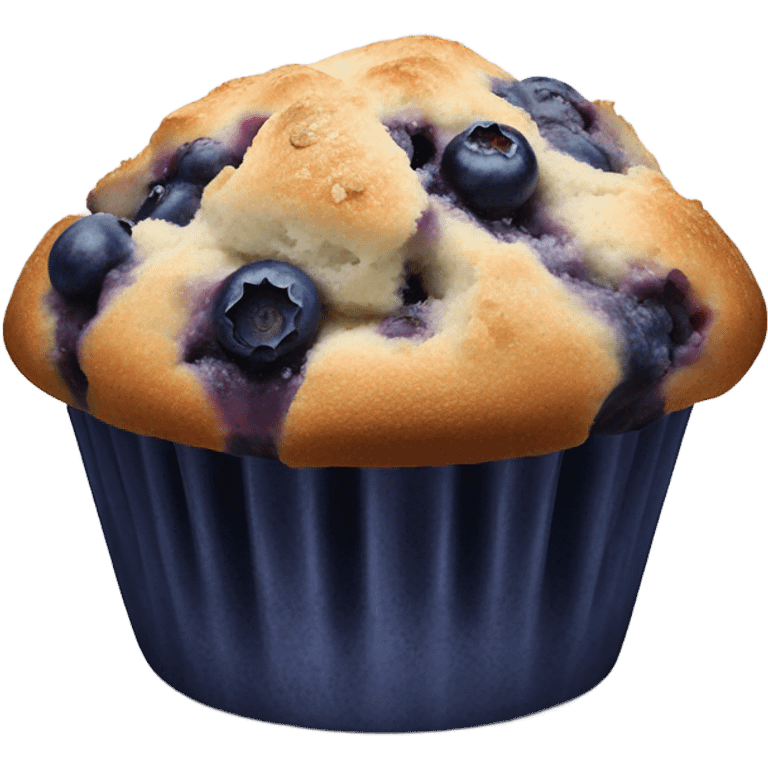 Blueberry muffin emoji