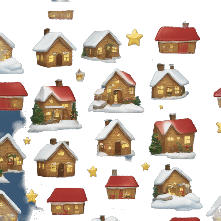 christmas home emoji