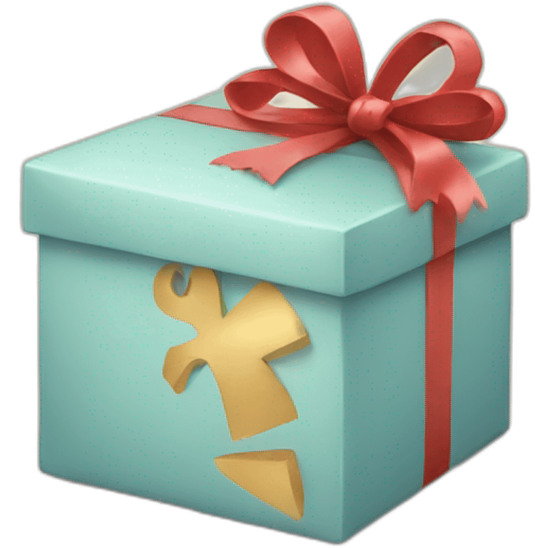 a gift emoji