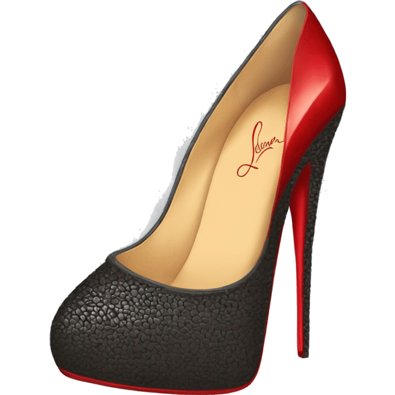 Louboutin shoes  emoji