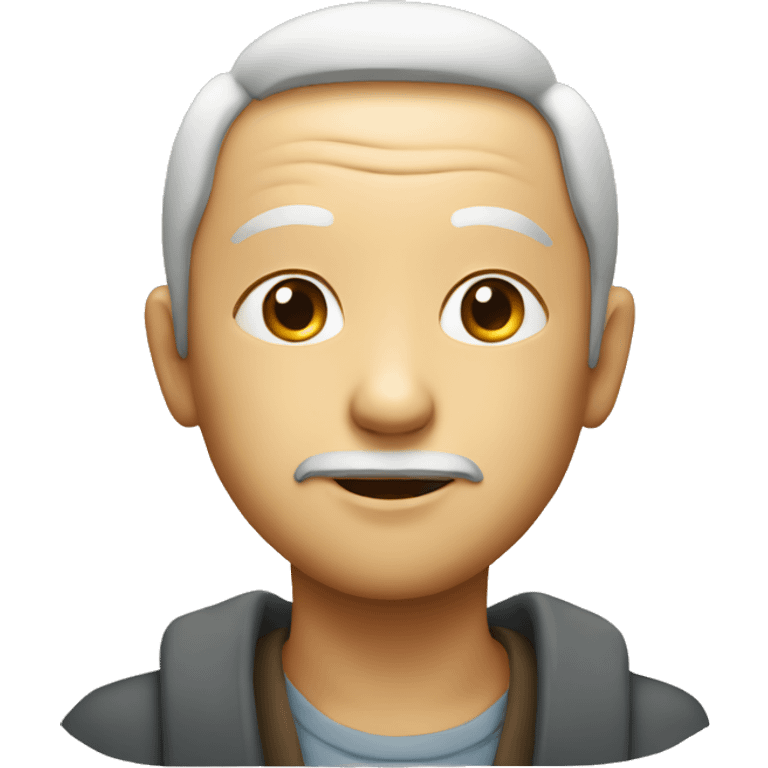 two people, young child and old man,  emoji