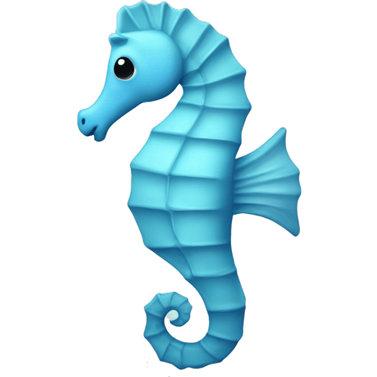 pastel blue seahorse emoji