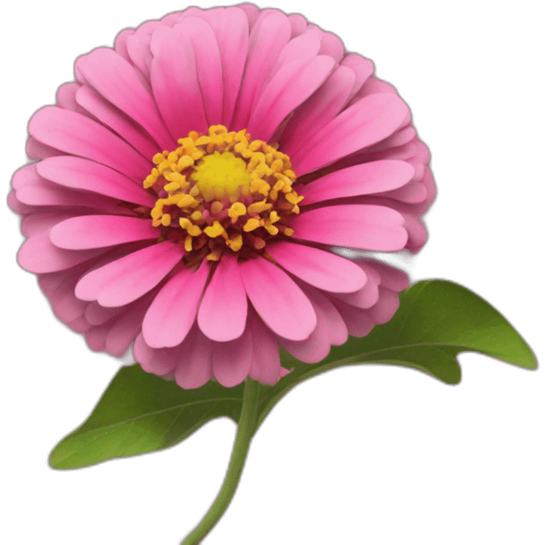 pink zinnia emoji