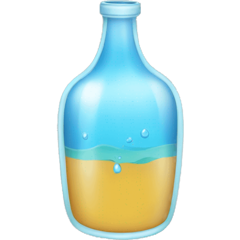 Vaso de agua  emoji