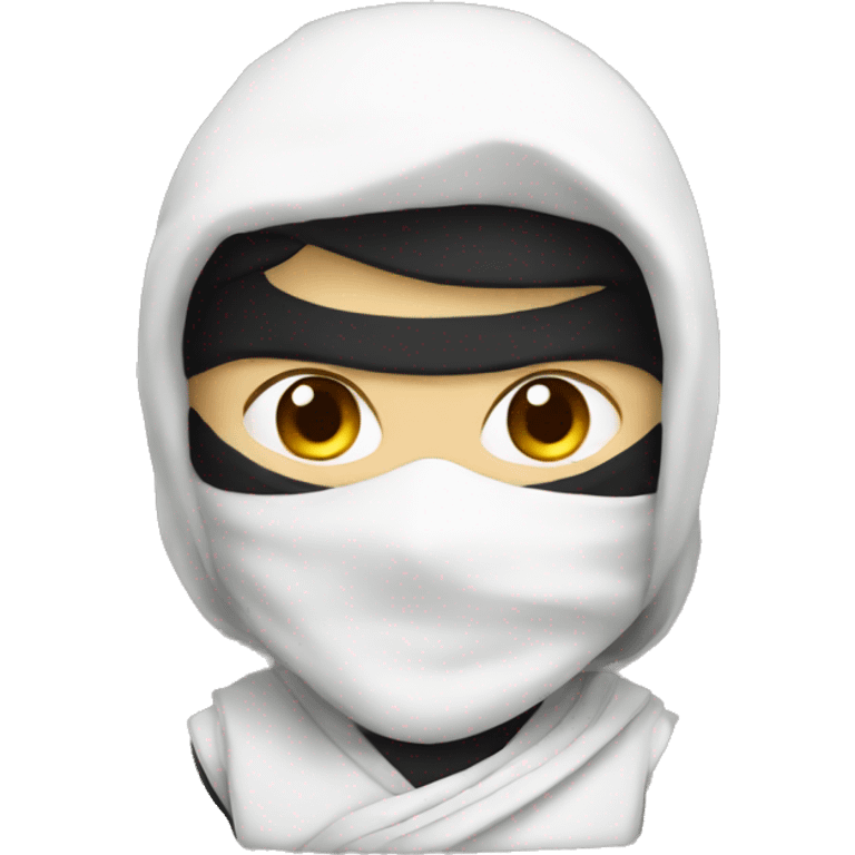 White ninja  emoji