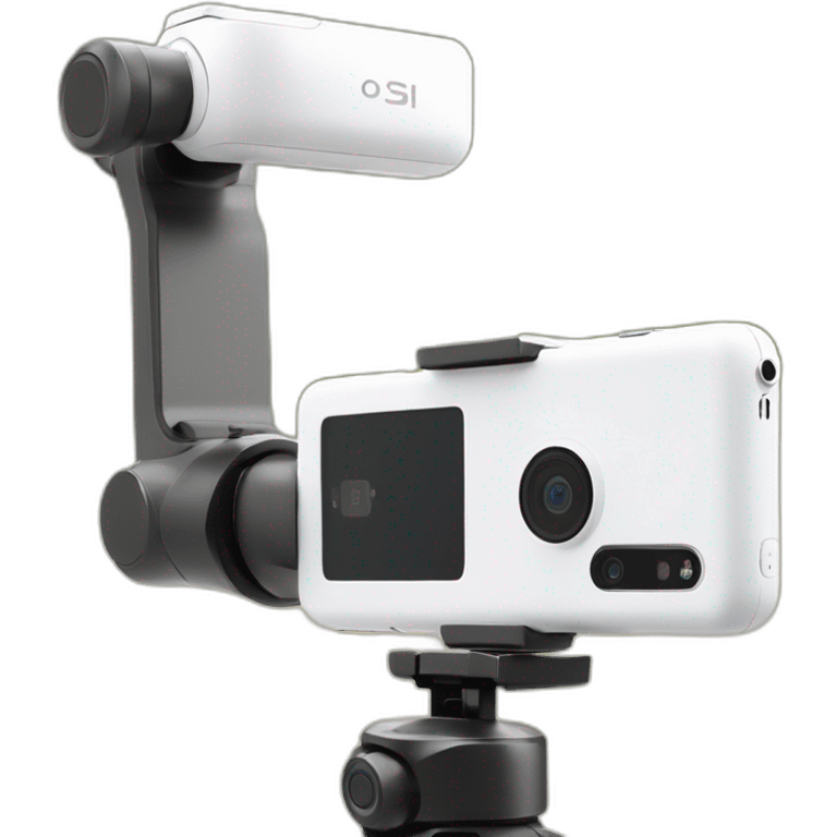 Gimbal dji osmo mobile se white + iphone vertical emoji