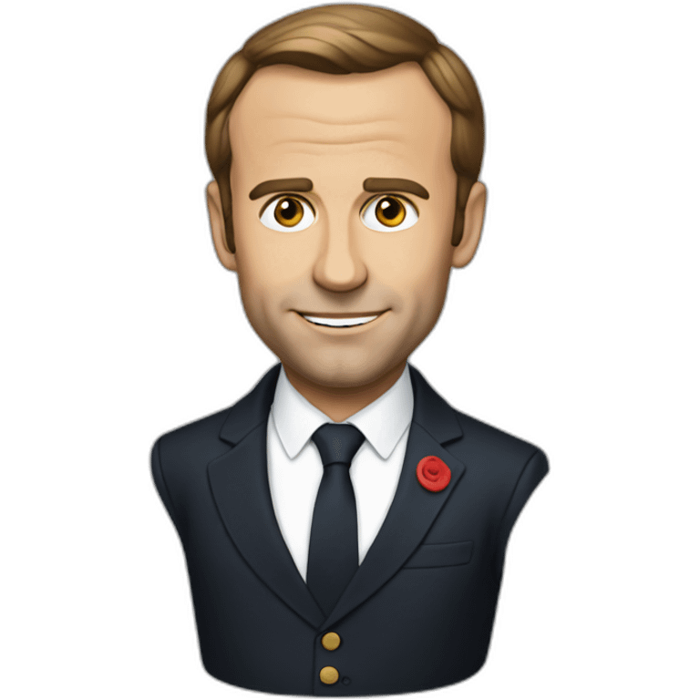 Macron en slip emoji