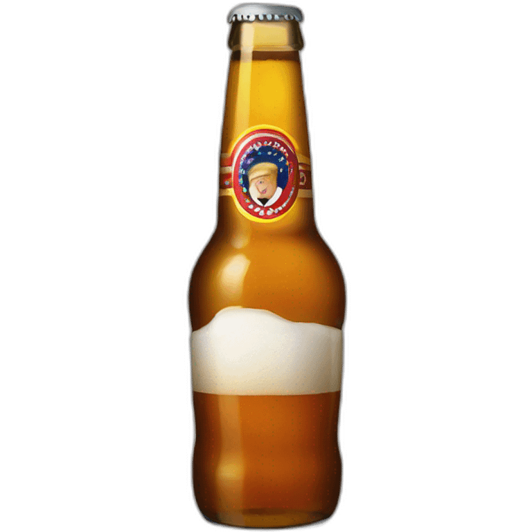 Trump drink beer emoji