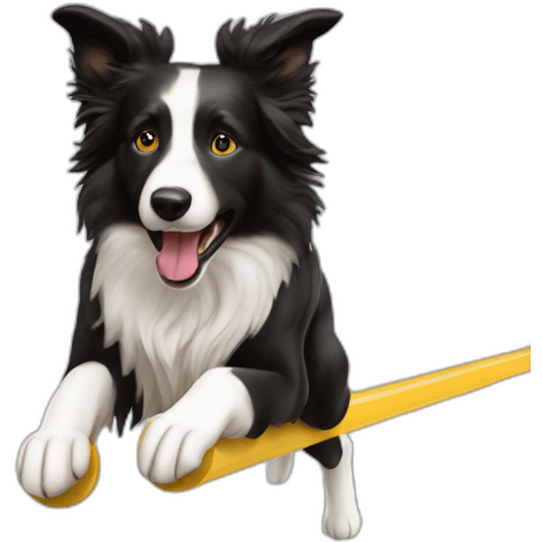 Border collie Agility emoji