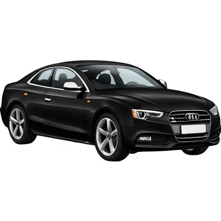 Black audi a5 emoji