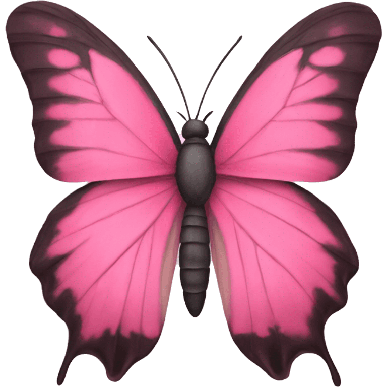 Mariposa rosada emoji