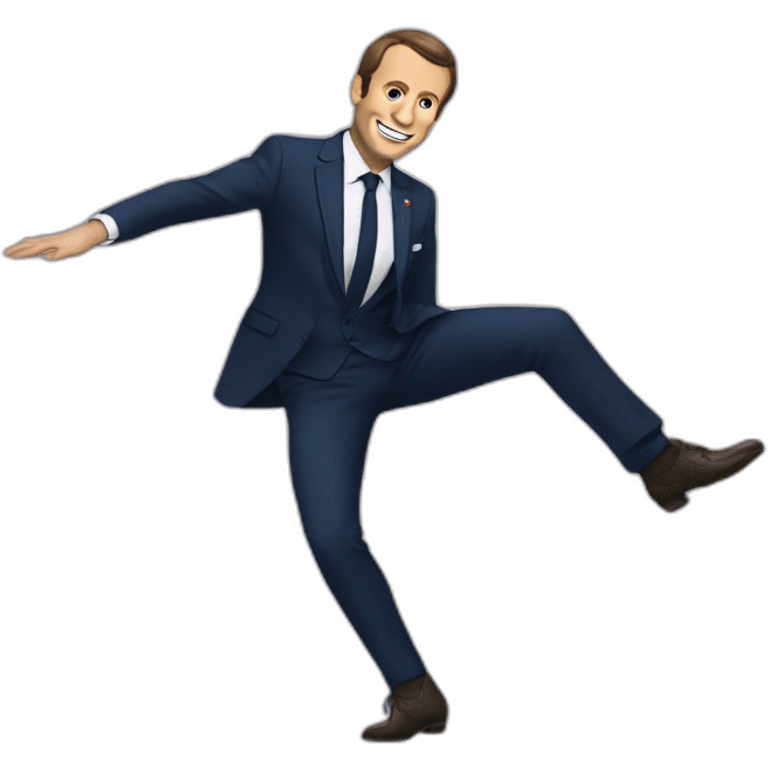 Macron qui danse la makarena  emoji