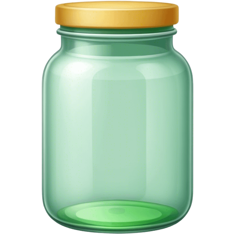 Empty jar green Cristal emoji