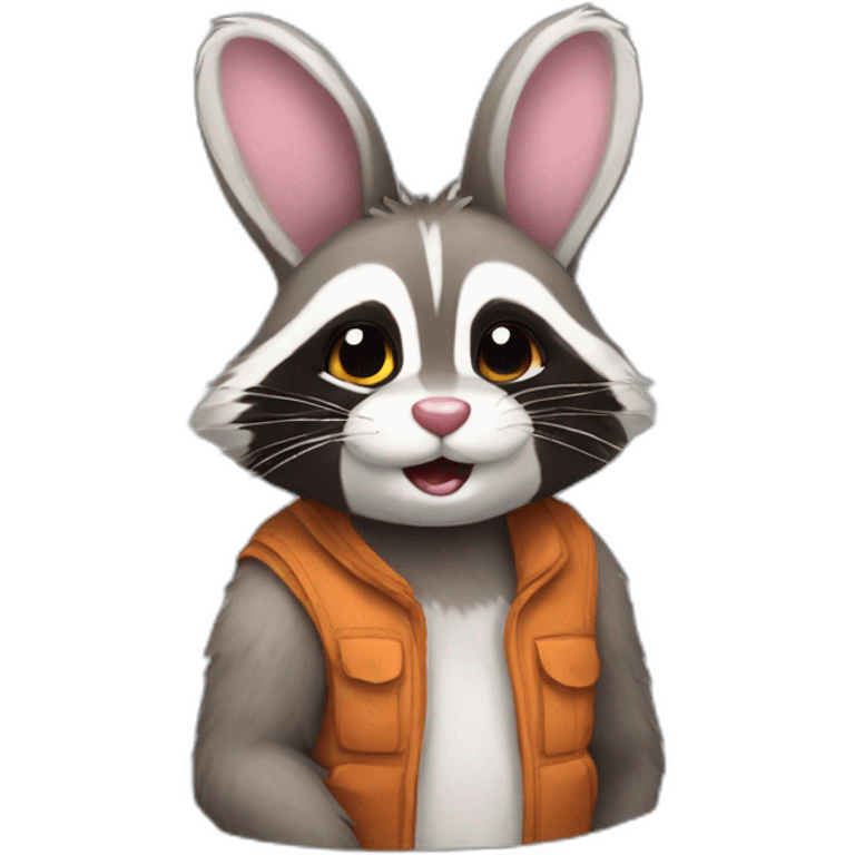 bunny raccoon emoji