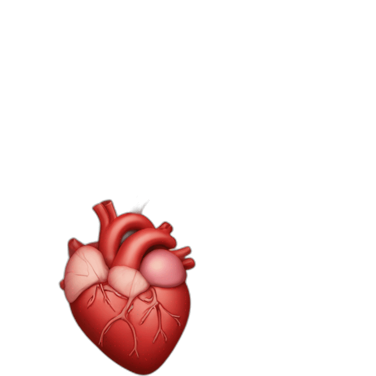 Anatomy of the heart emoji