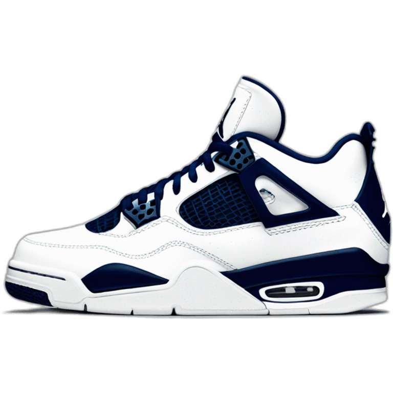 Jordan 4 Midnight Navy emoji