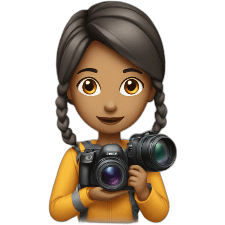 Girl photographer emoji