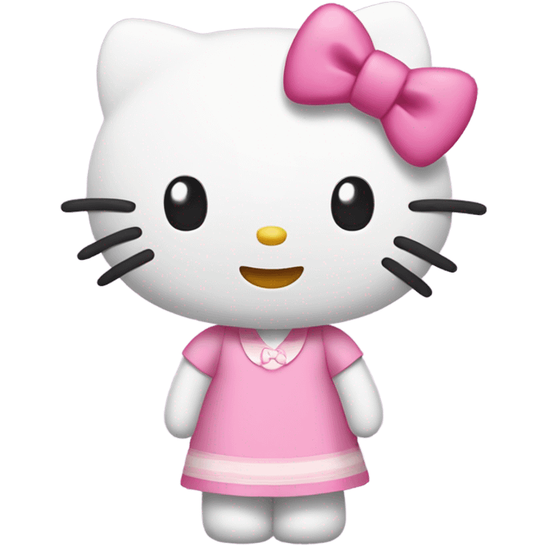 Pink hello kitty emoji