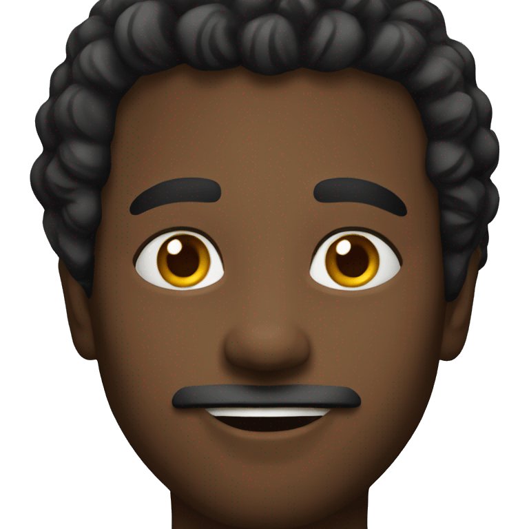 black man emoji