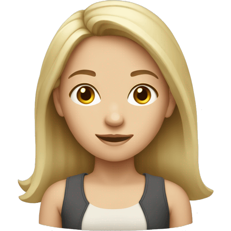 Caucasian girl emoji