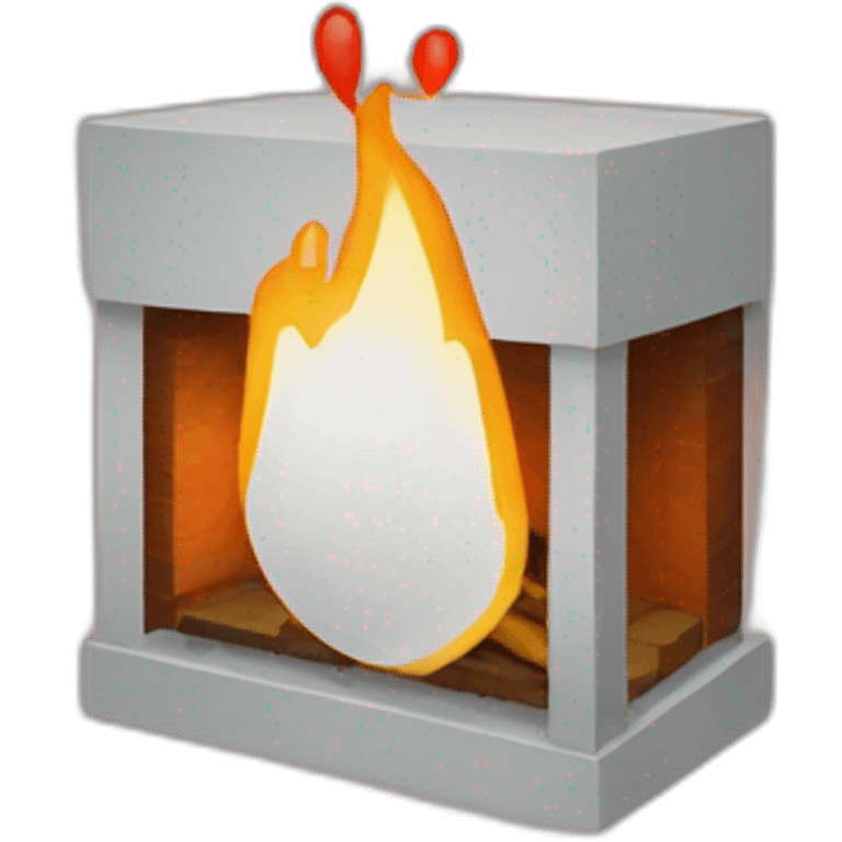 A pixel hearth emoji