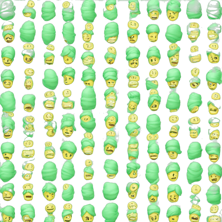 Pastel green aesthetic  emoji