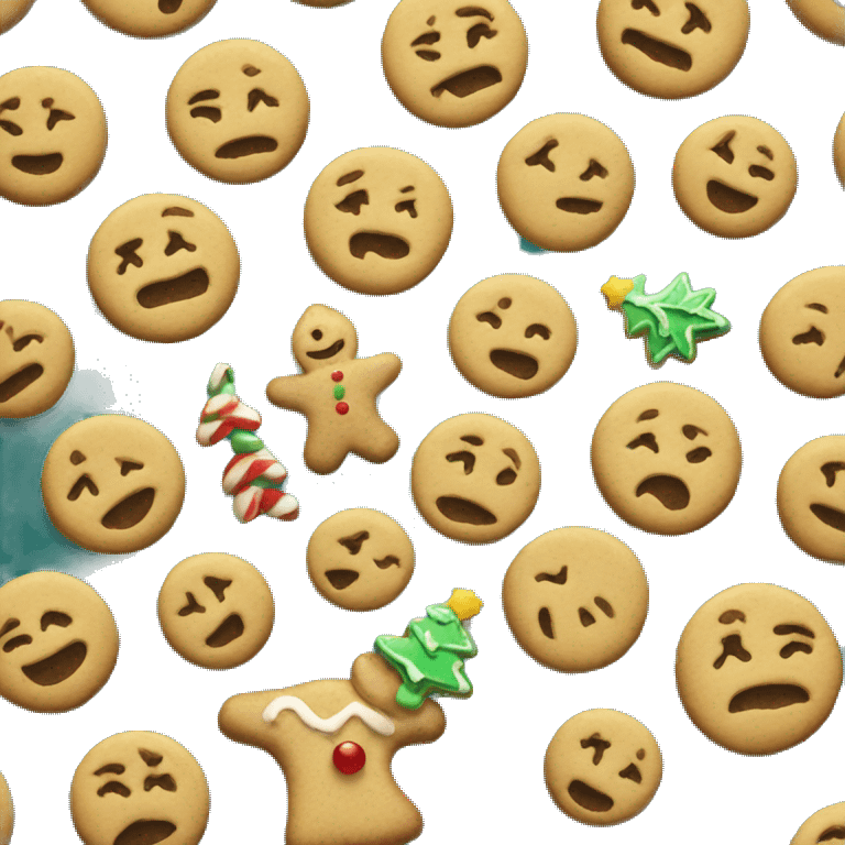 christmas cookie emoji