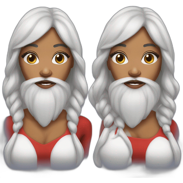 Dawne Johnson is the Santa claus emoji