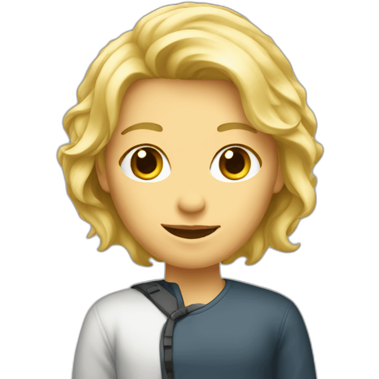 Blonde cto emoji