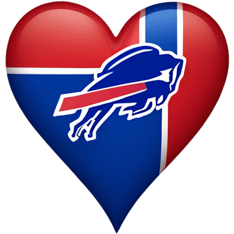 Buffalo bills heart emoji