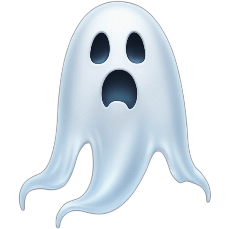 halloween ghost open mouth sparkles emoji