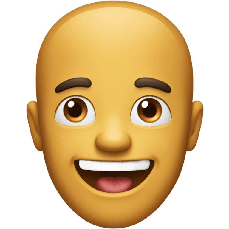 A very funny and up-to-date emoji! With a cheerful and energetic face. emoji