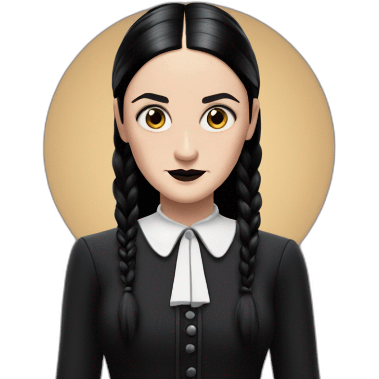 Wednesday Addams from Netflix  emoji