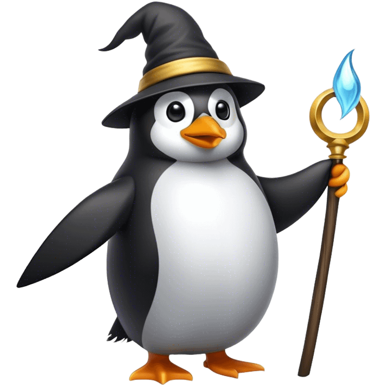 penguin wizard emoji