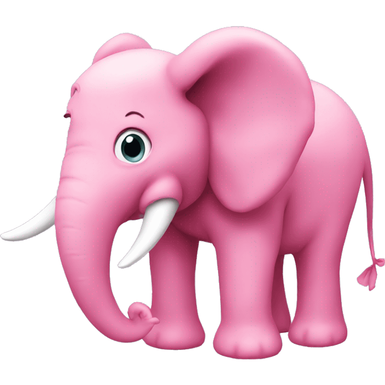 Pink elephant  emoji