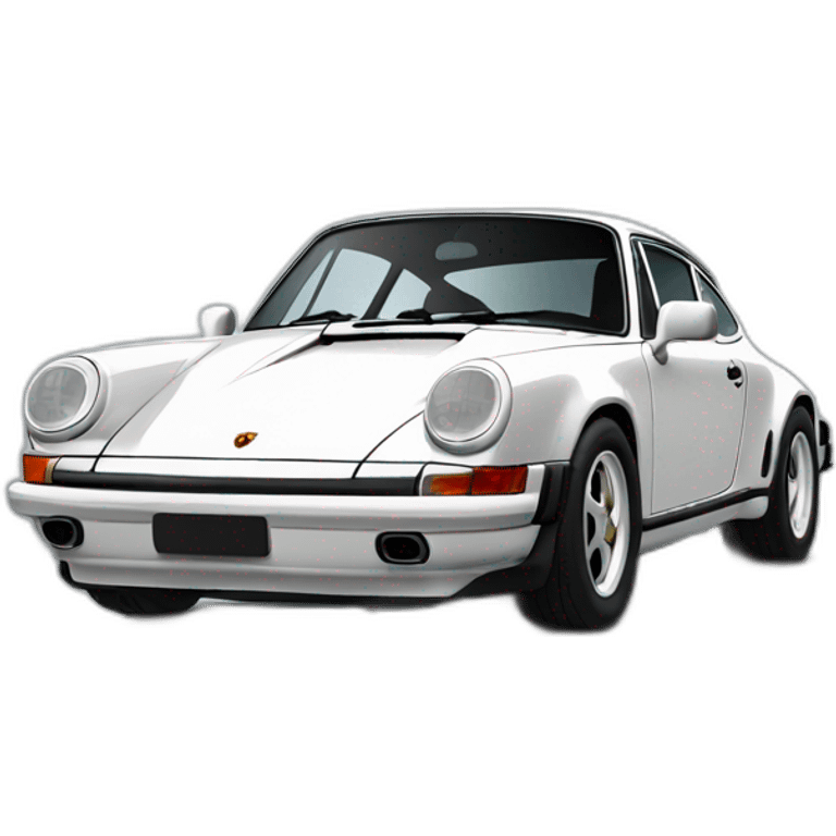 911 Porsche ios style emoji