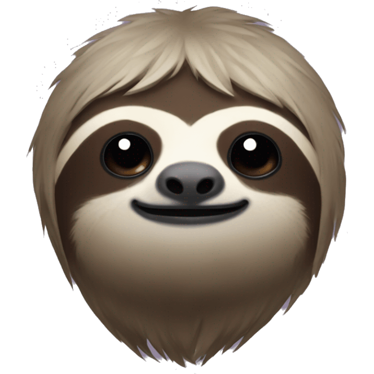 Sloth with a 🦇  emoji