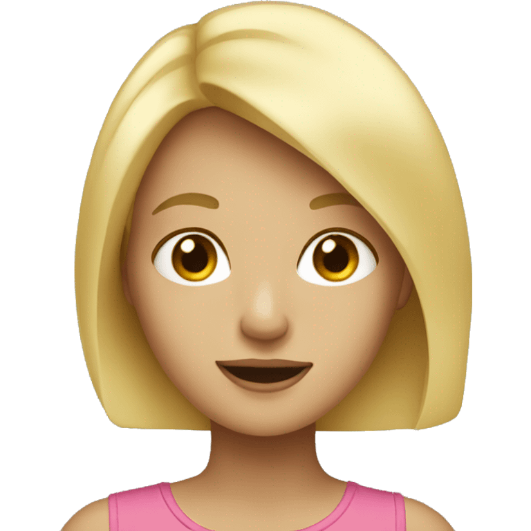 Blonde girl emoji