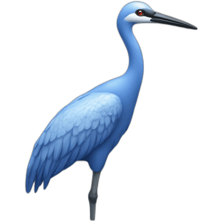 Crane sucker blue emoji