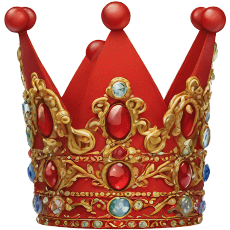 Red crown emoji