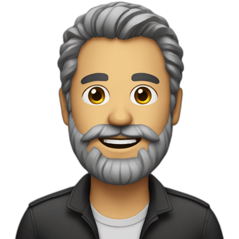 Film director with beard emoji