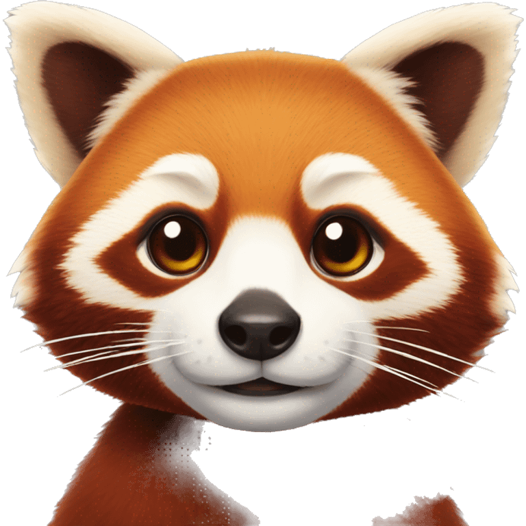 red panda with a yellow star emoji