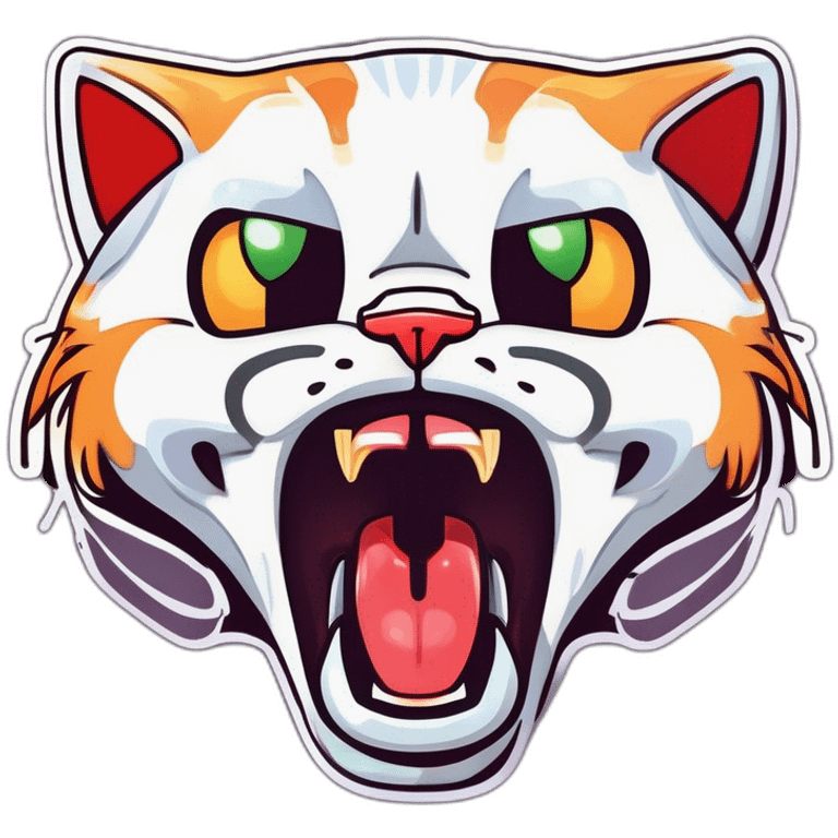 scream cat emoji