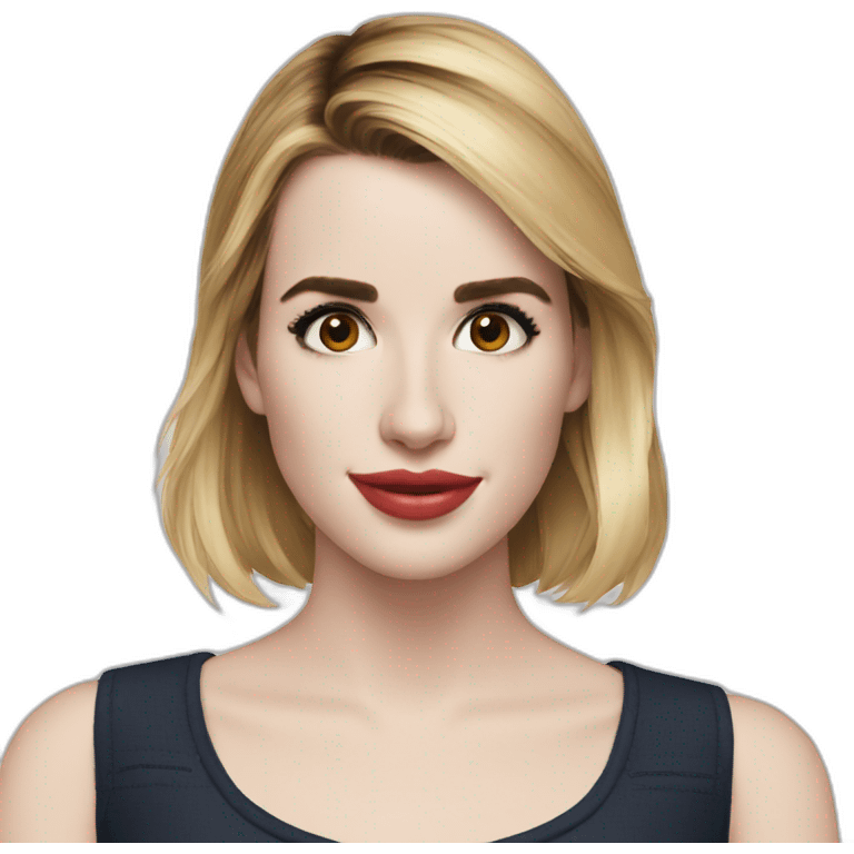 Emma roberts emoji