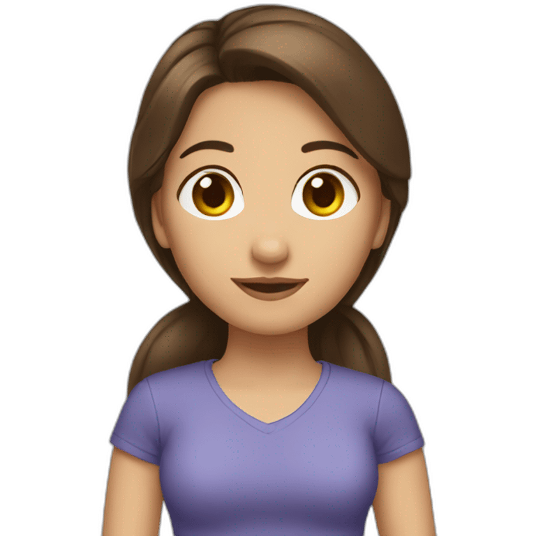 basic-brunette-girl emoji