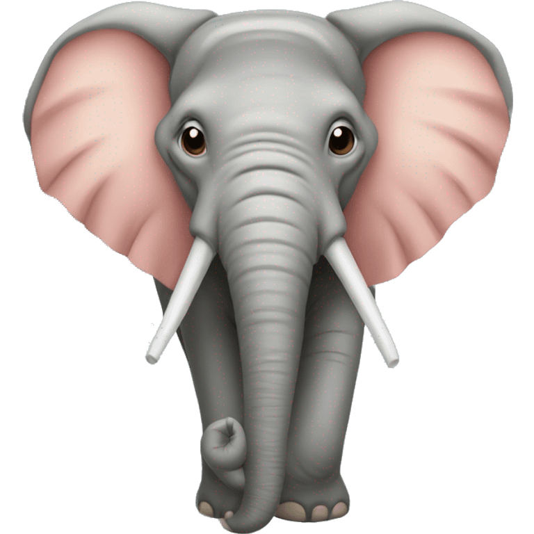 elephant trunk with bald canzo head emoji