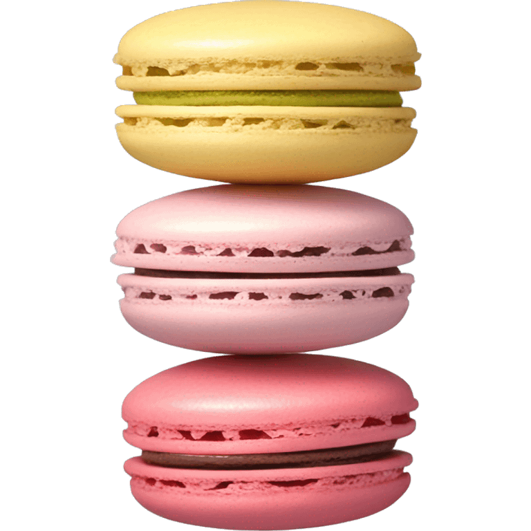 Stack of macarons  emoji