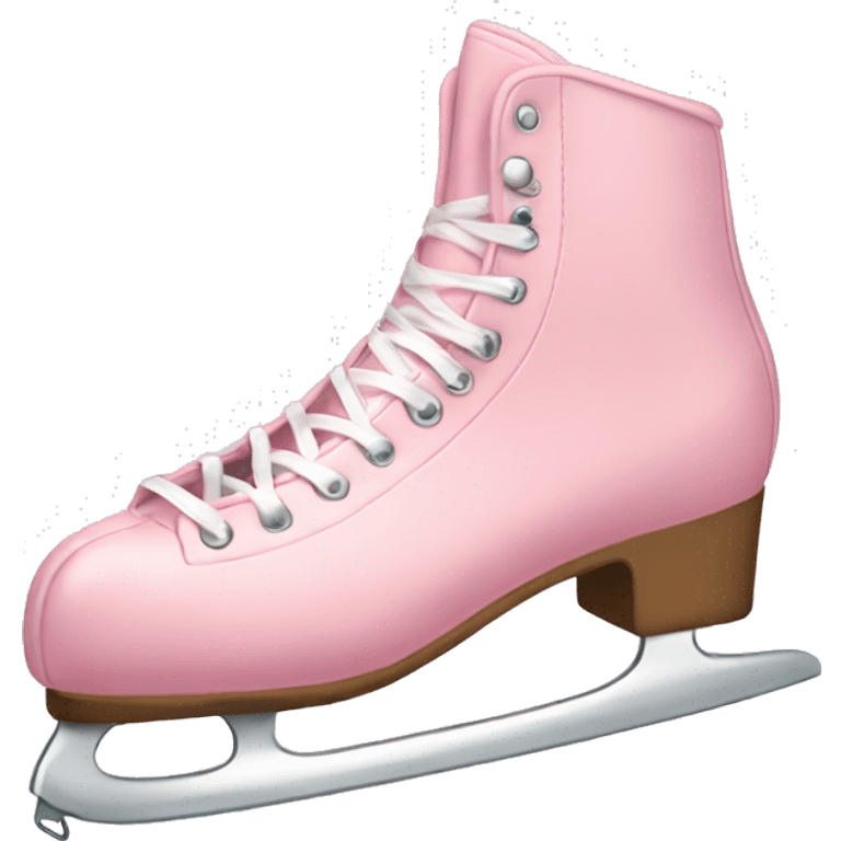 pastel pink ice skates emoji