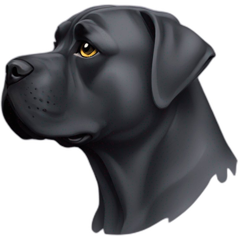 Cane Corso in profile emoji